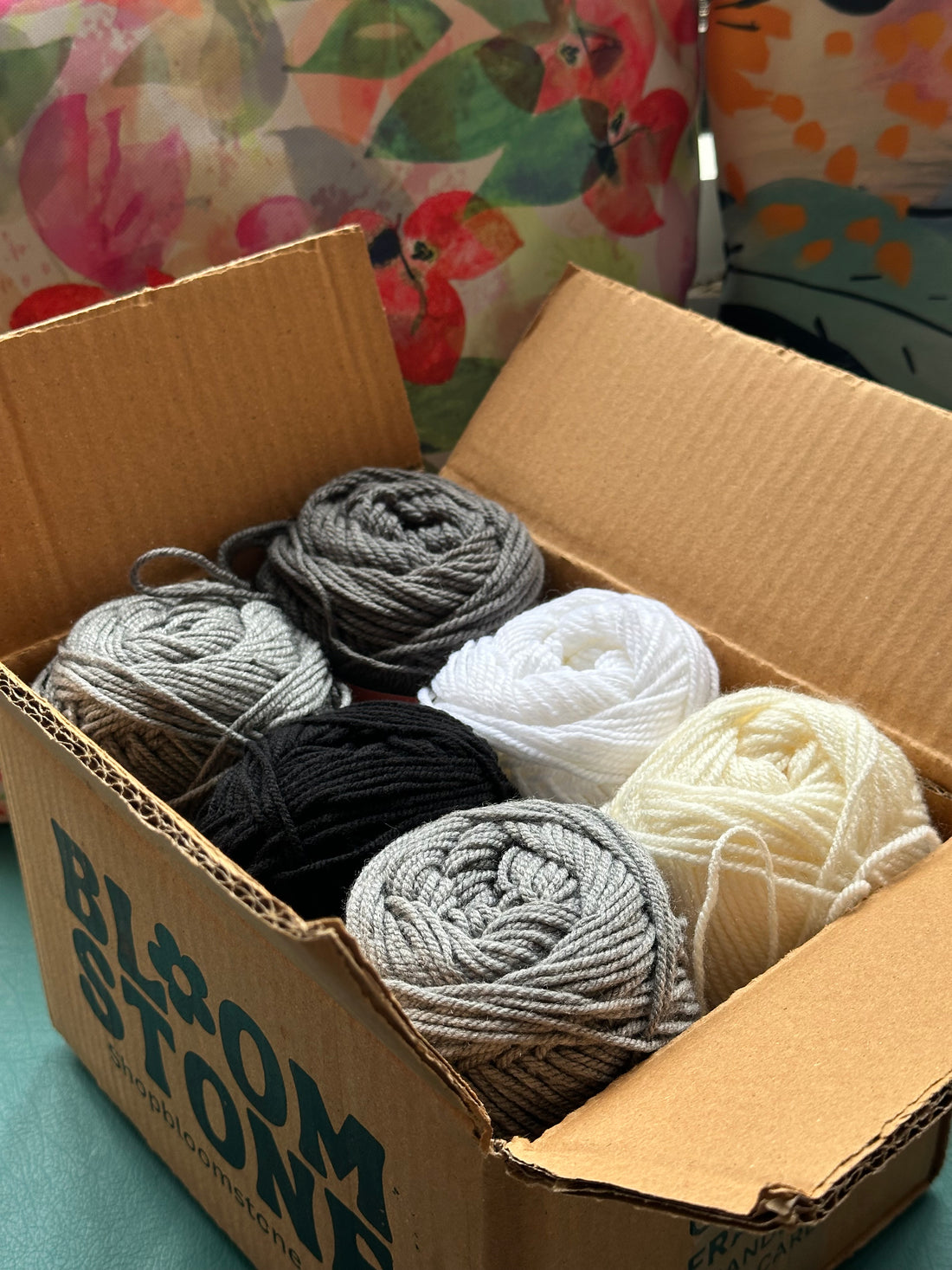 Crochet Yarn - Monochrome colours