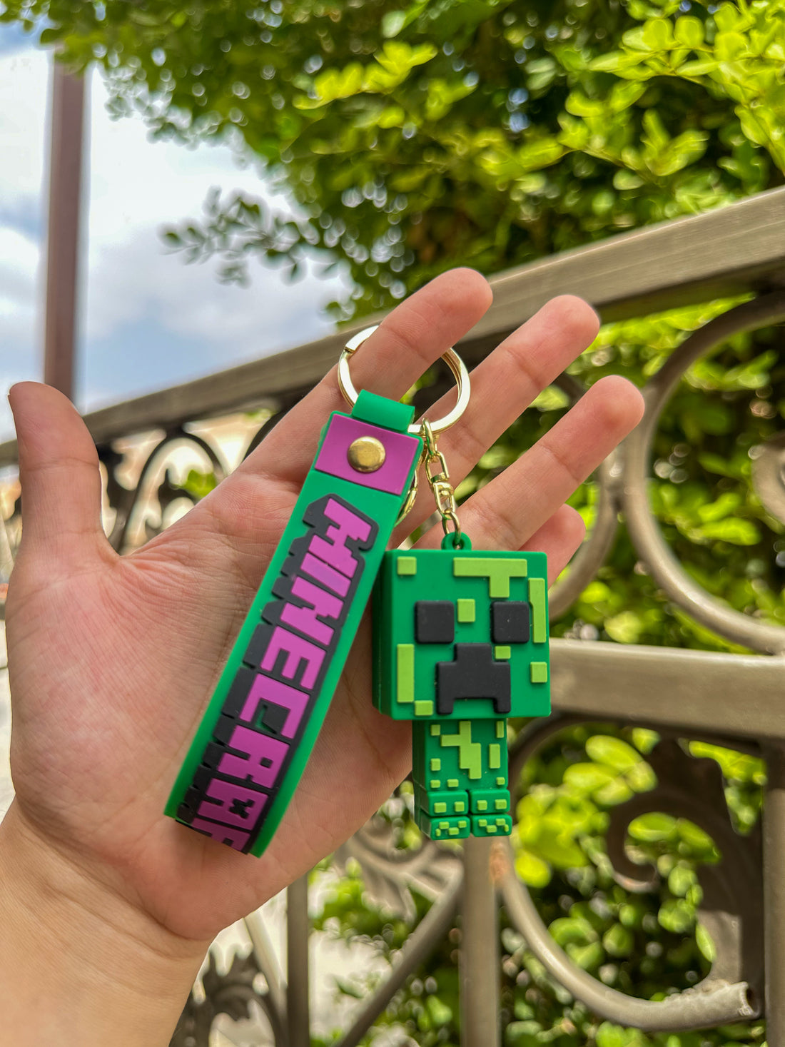 Minecraft keychain