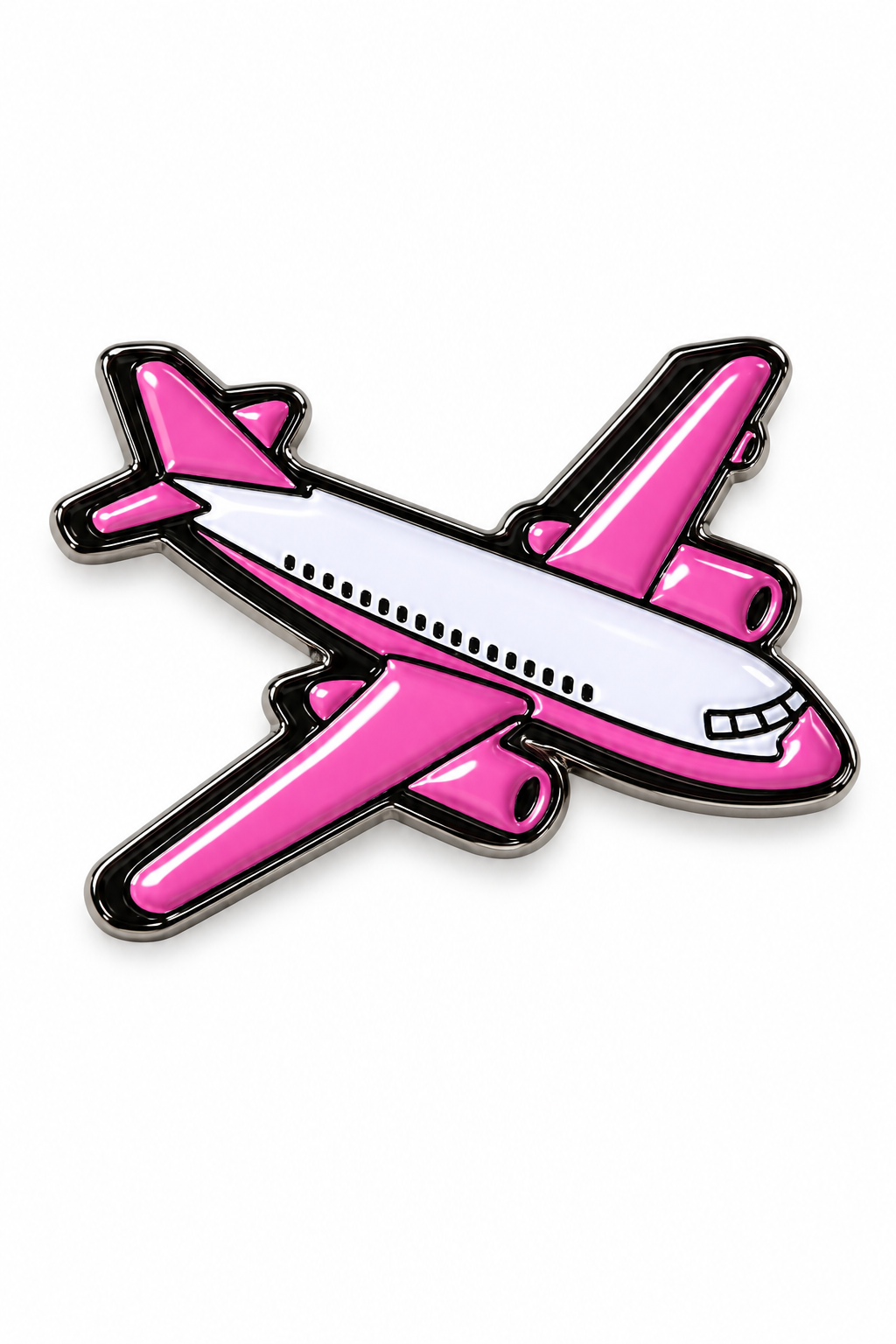 Passenger princess airplane metal charm stocker