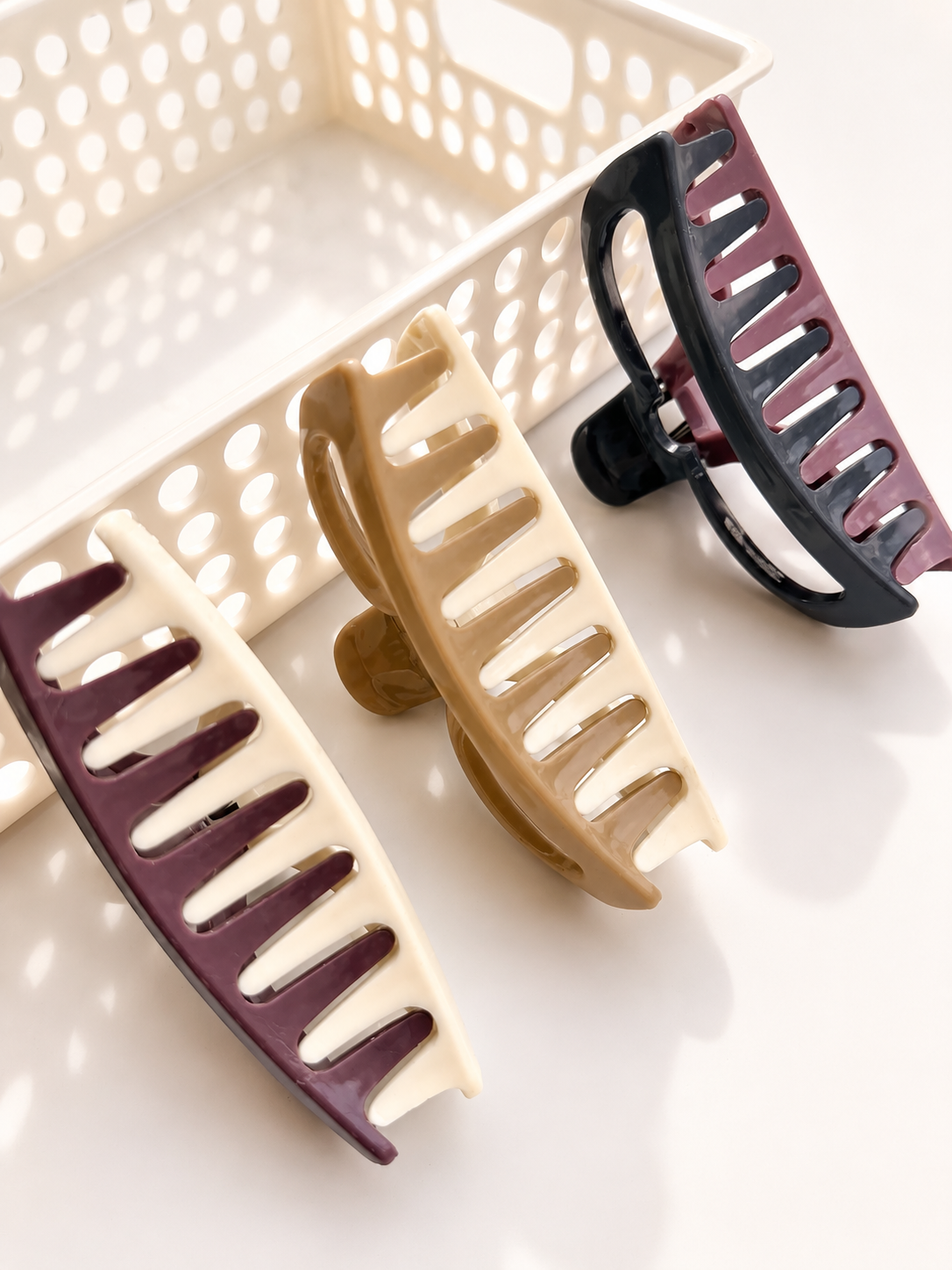 Neutral Muse Claw Clips