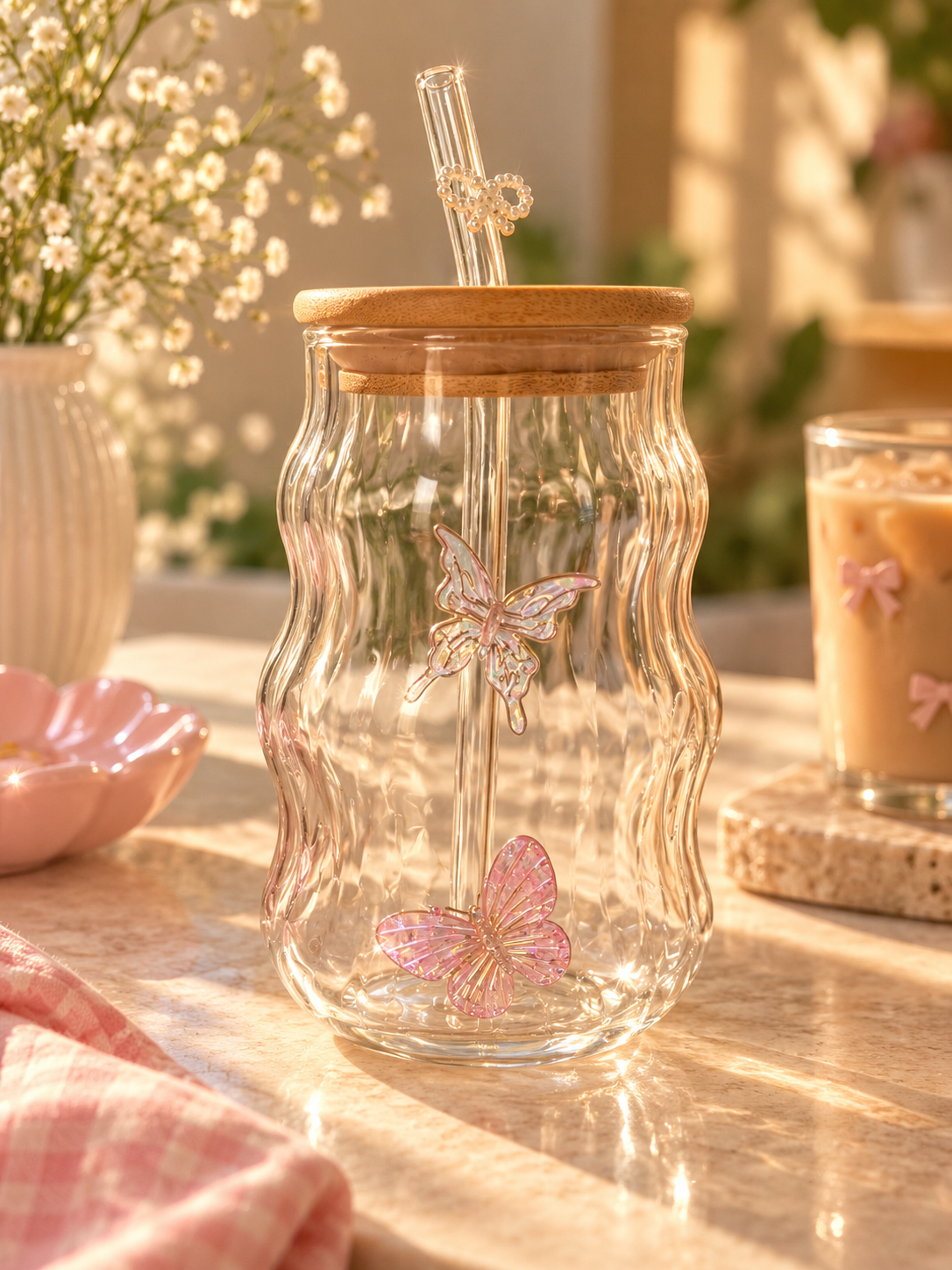 Fairy Flutter Glass