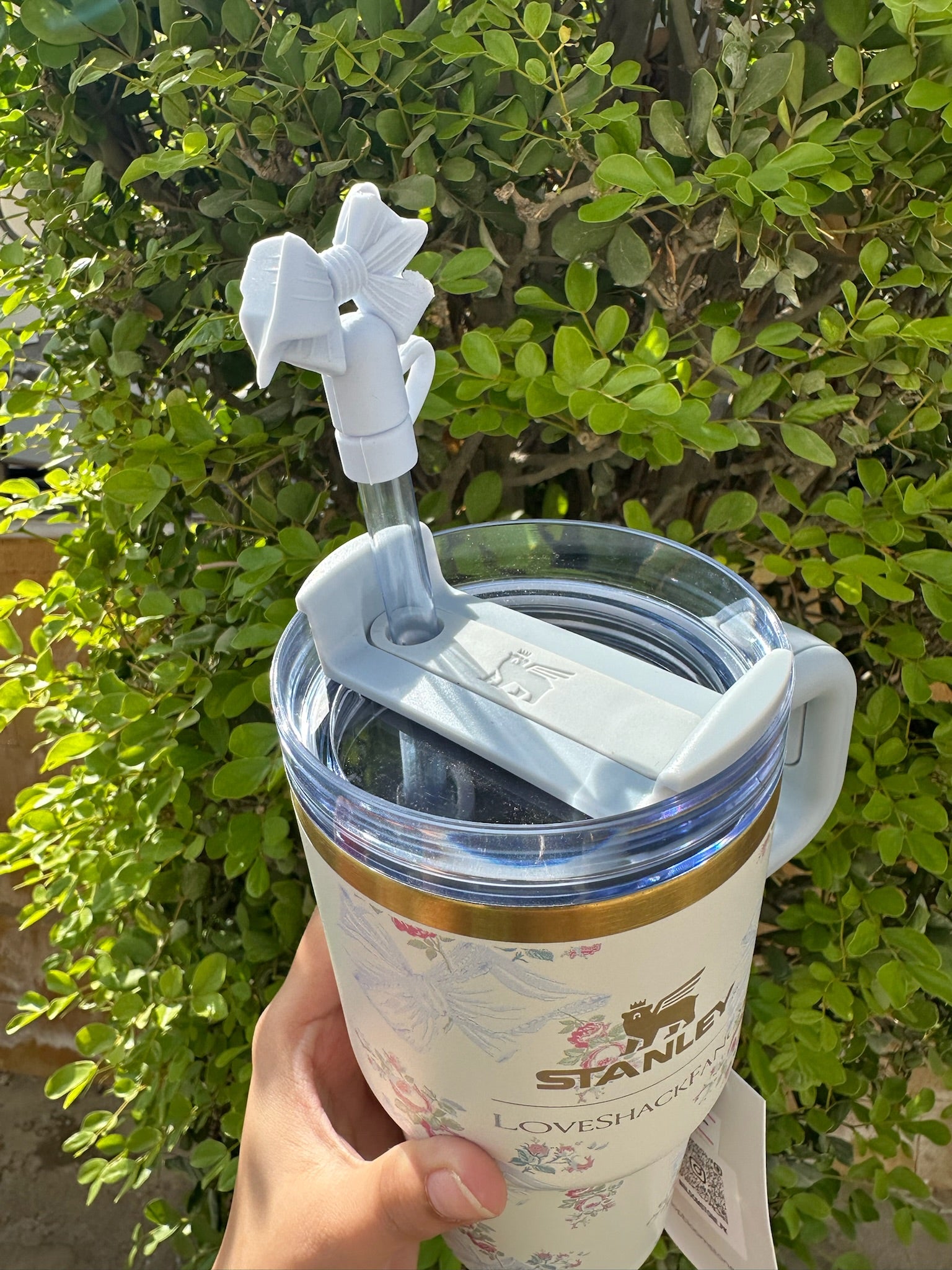 Stanley x LoveShackFancy Holiday Collection 20 oz - Rosa Beaux Blue