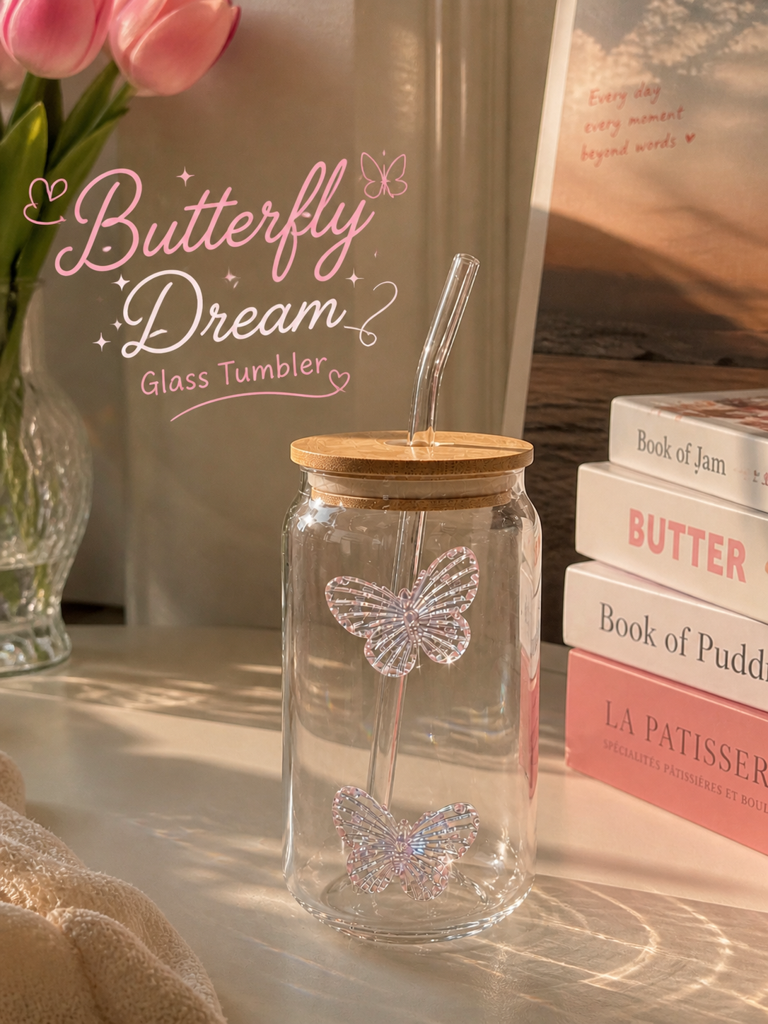 Dream Butterfly Glass