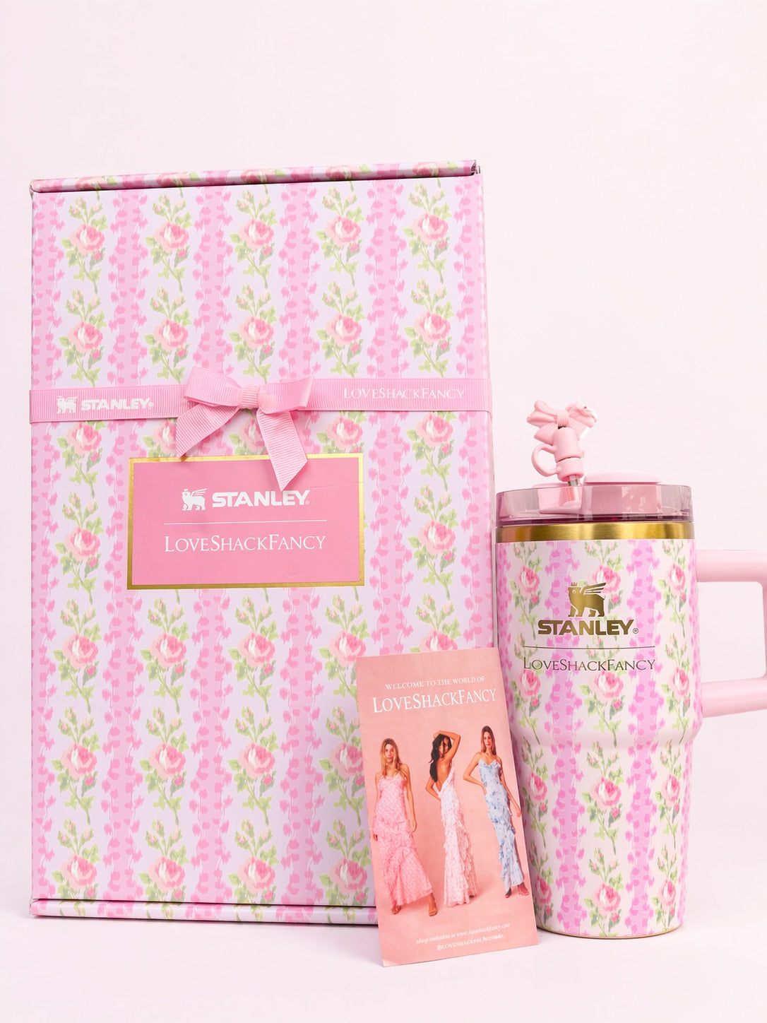 Stanley x LoveShackFancy Holiday Collection 20 oz - Blooming Heirloom