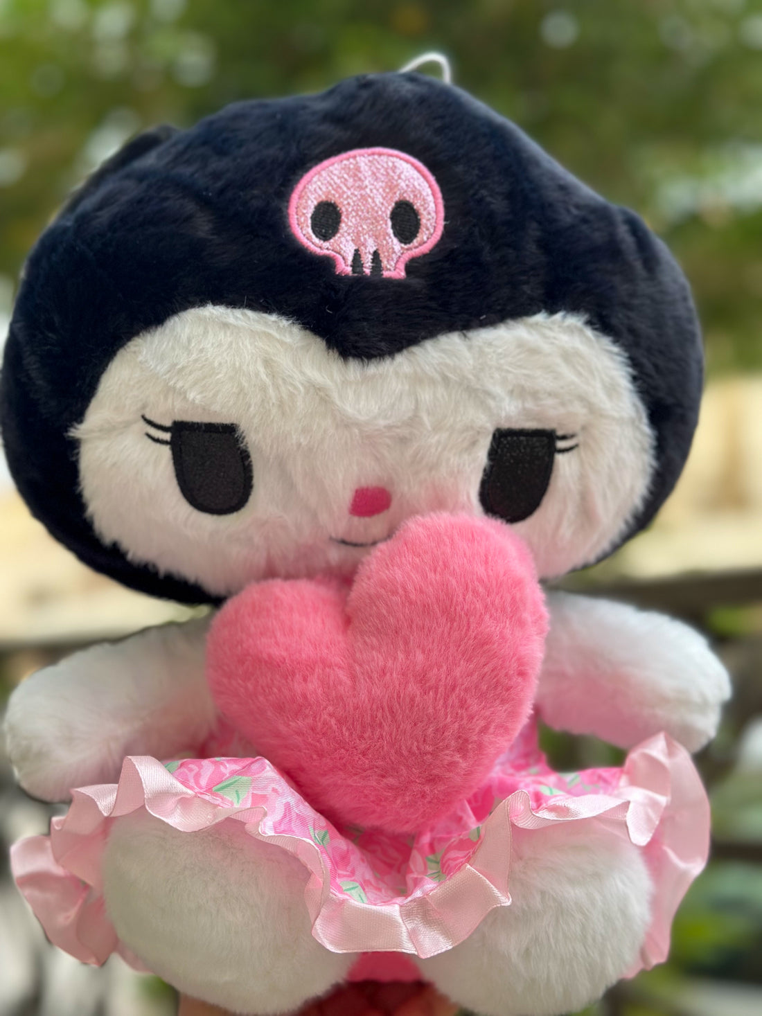 Kuromi love plushie - 35 CM