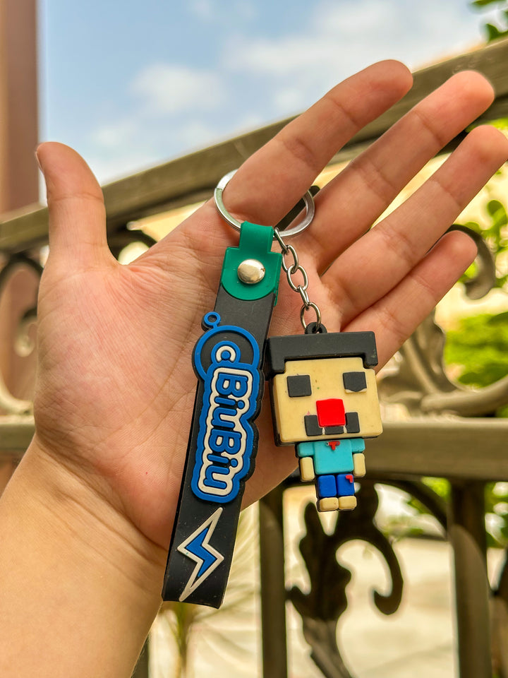 Minecraft Steve Keychain