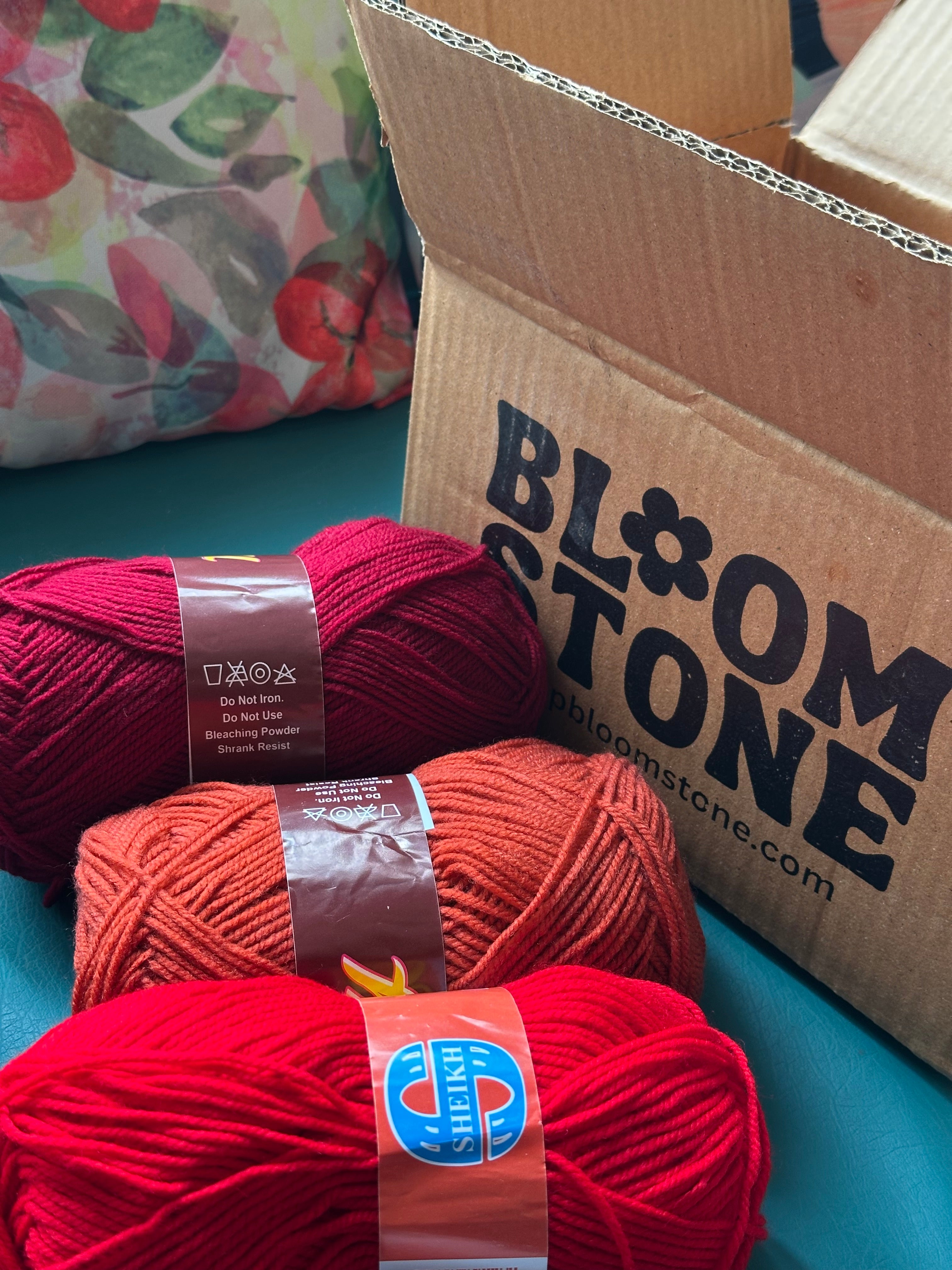 Crochet Yarn - Red shades