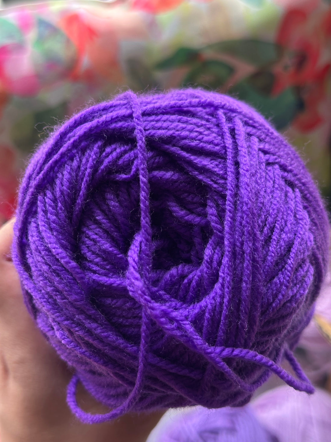 Crochet Yarn - Purple shades