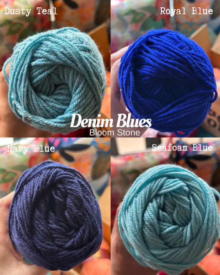 Crochet Yarn - Denim Blues