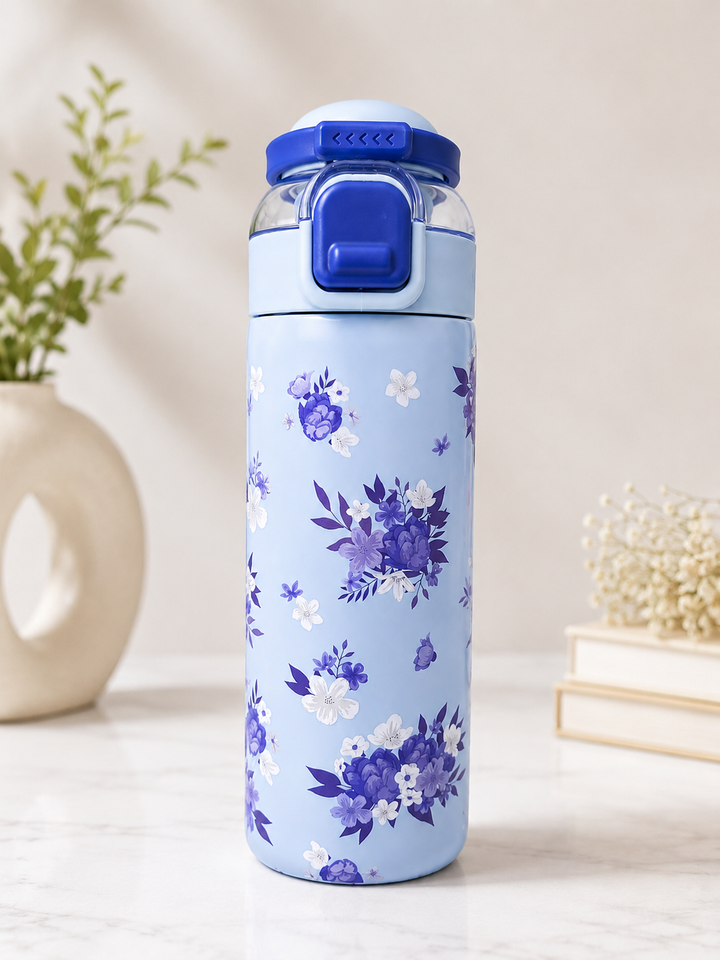 Floral Insulated Stainless Steel Bottle – 700ml