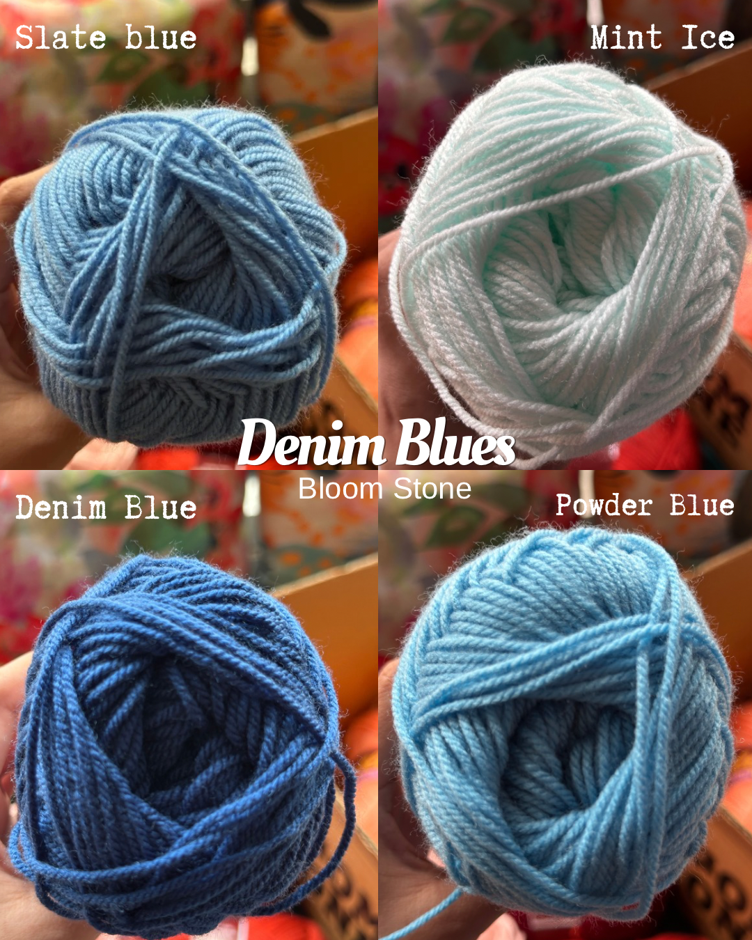 Crochet Yarn - Denim Blues