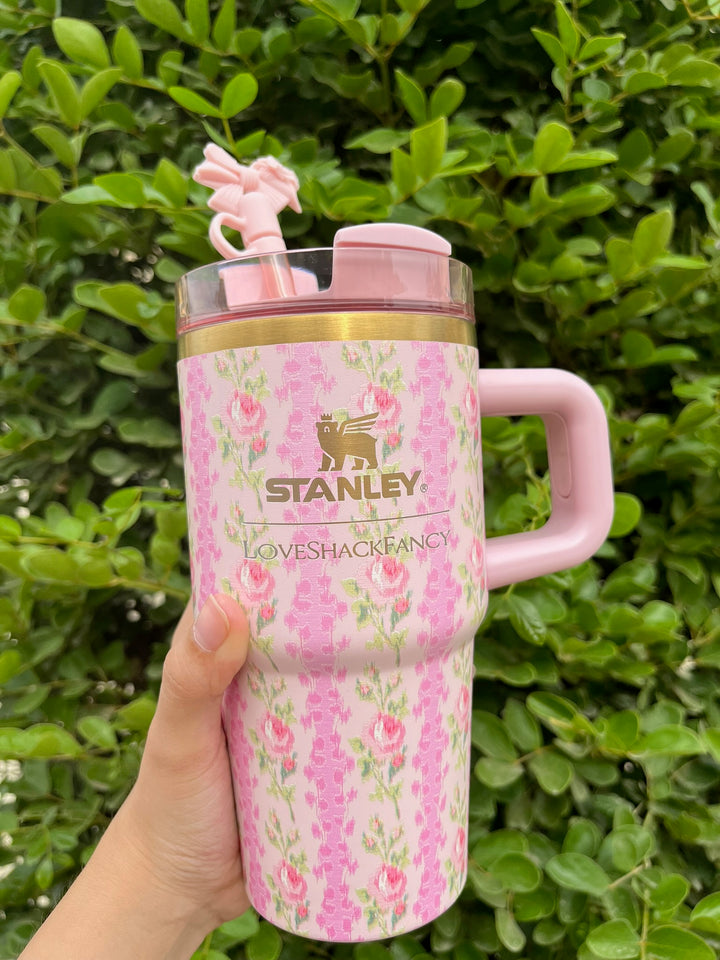 Stanley x LoveShackFancy Holiday Collection 20 oz - Blooming Heirloom
