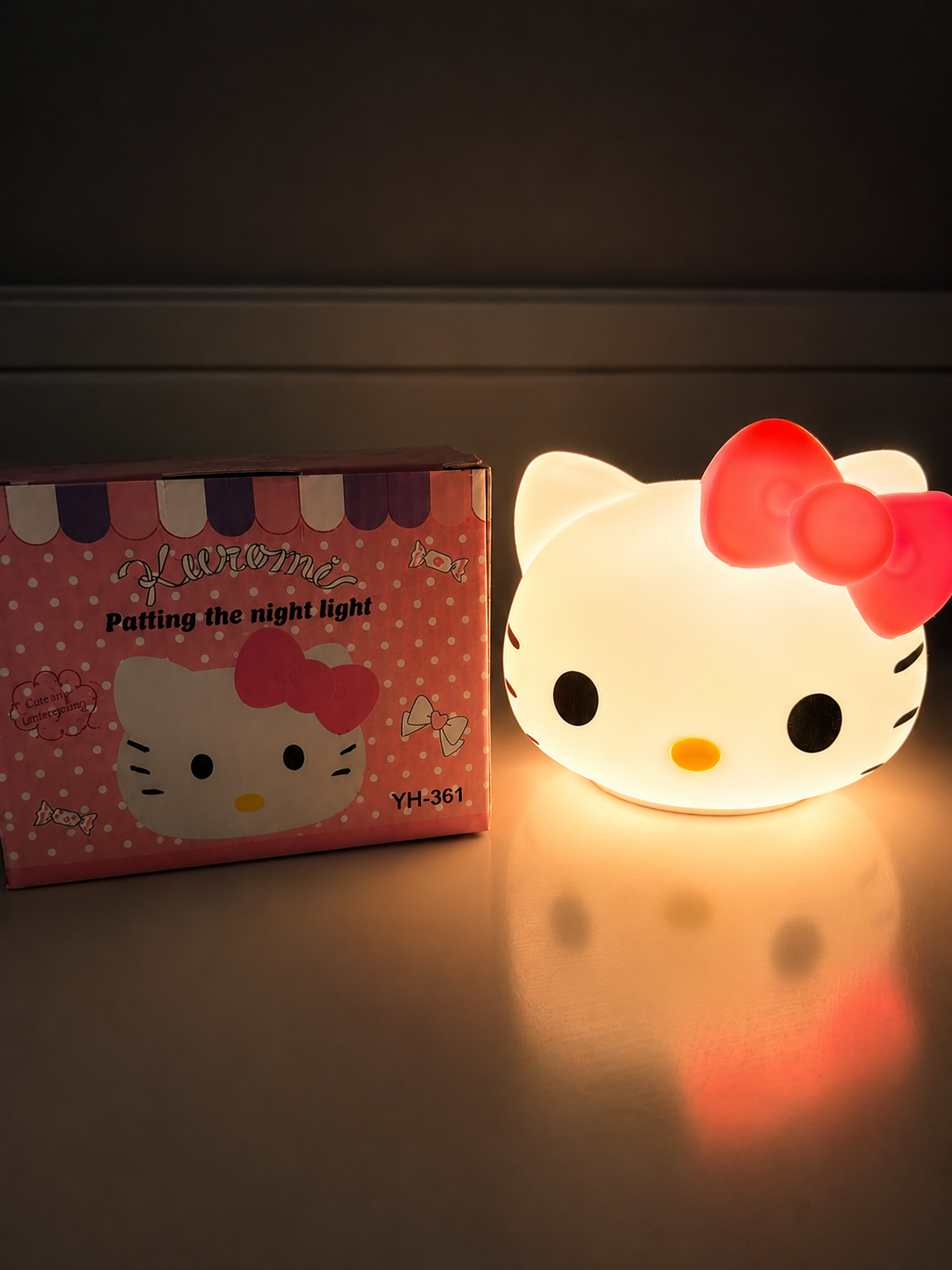 Hello Kitty Silicone Led Night Lamp