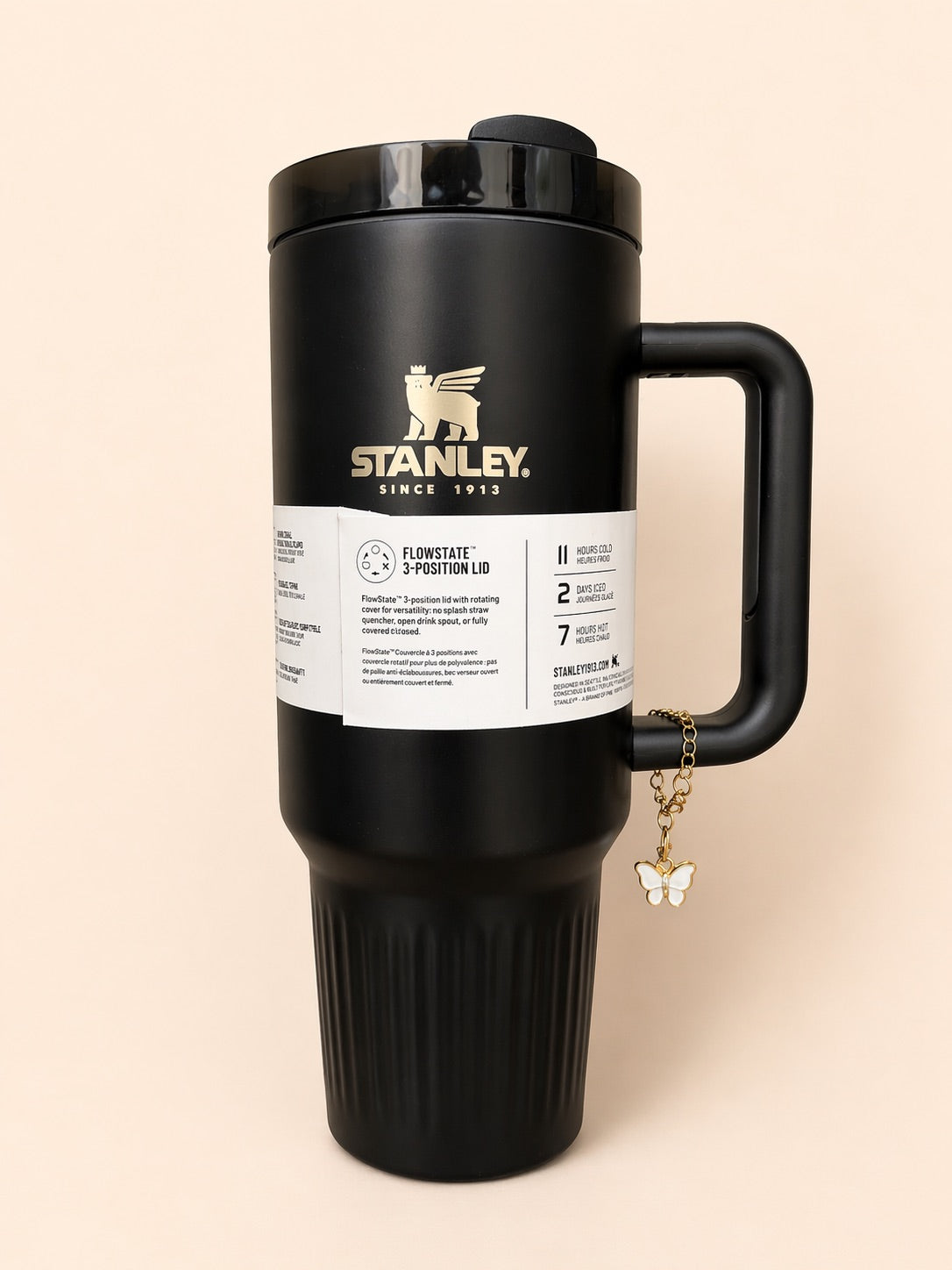 Stanley Quencher H2.0 Flowstate Tumbler - Fluted Black