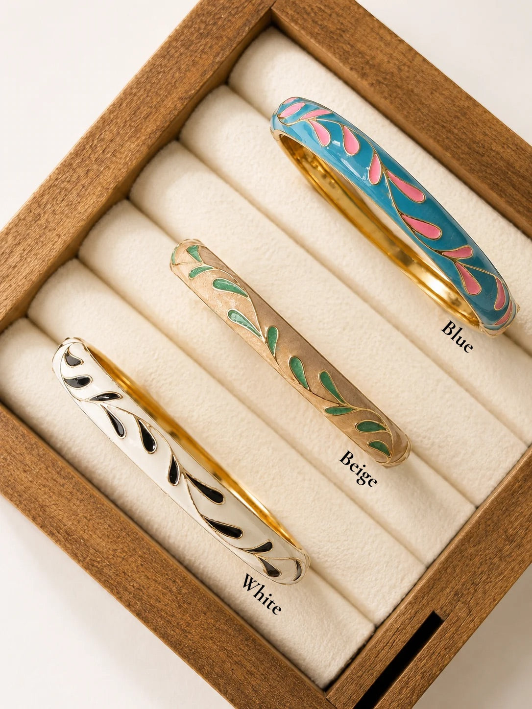 Rangrez Enamel Bangles