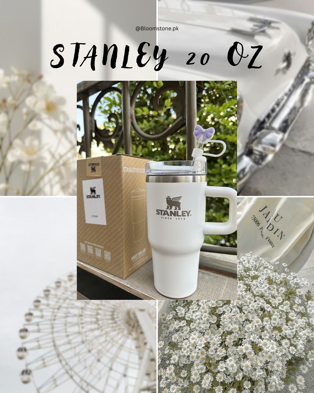 The Quencher H2.O FlowState Tumbler | 20 OZ - White