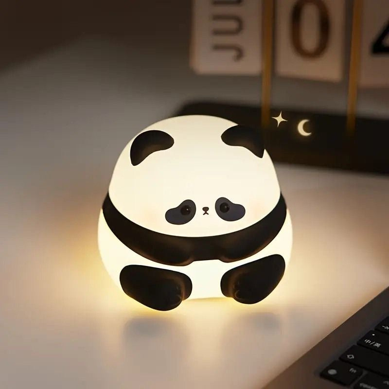 Kawaii Panda Silicone Led Night Lamp