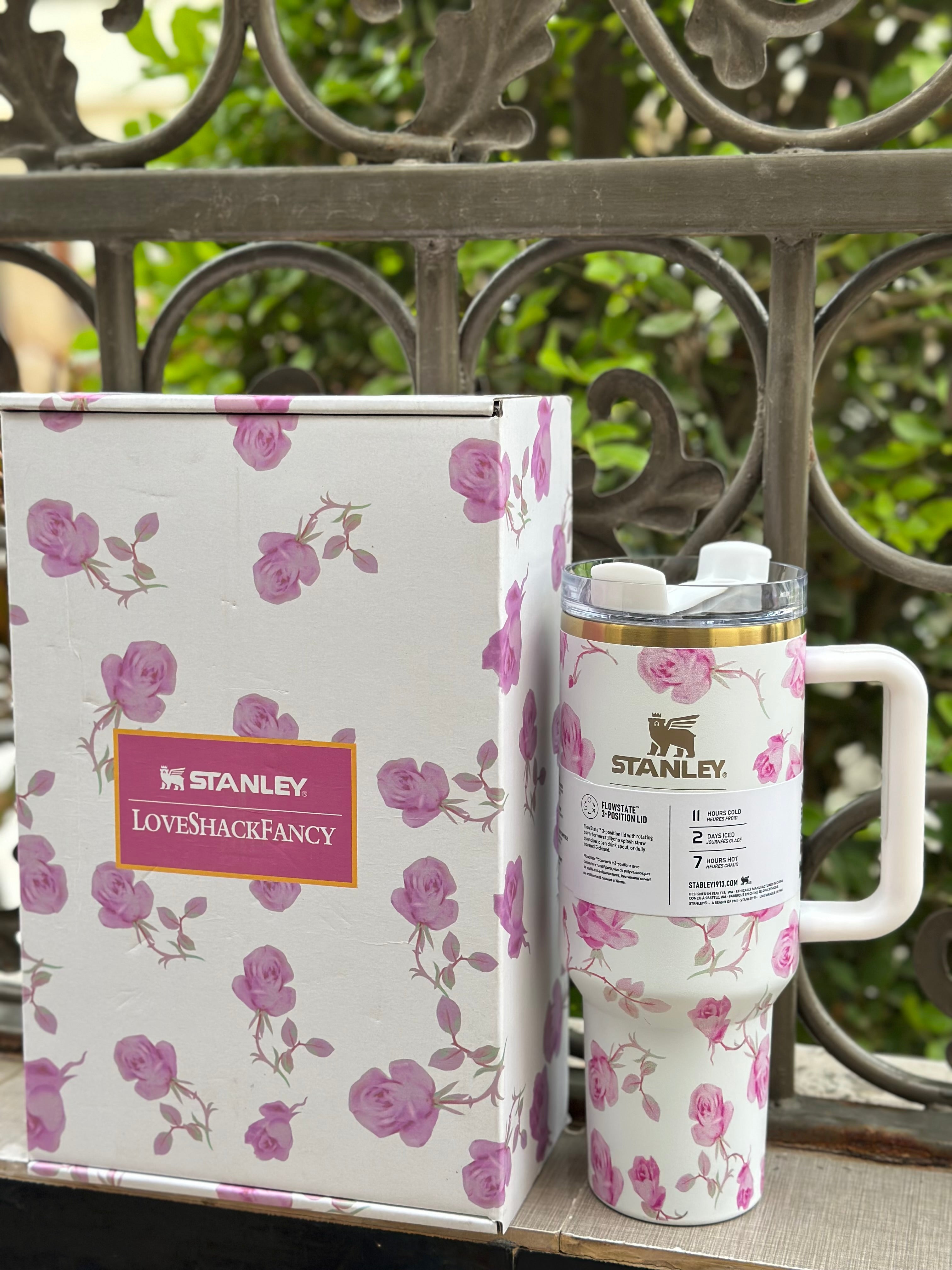 Stanley x LoveShackFancy Gift Box Packaging 40 oz - Ribbon Rosa Collection