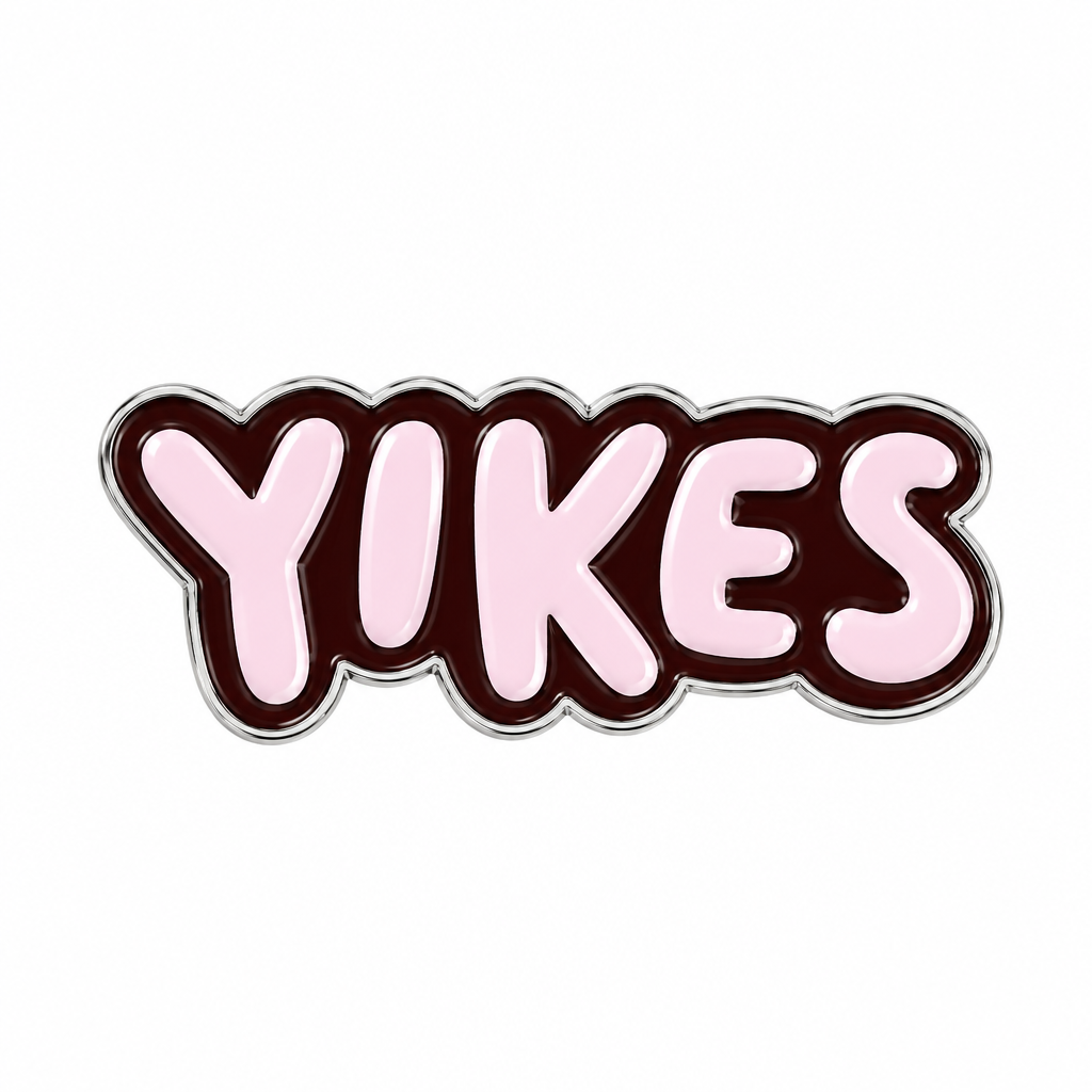 Yikes Metal Charm Sticker