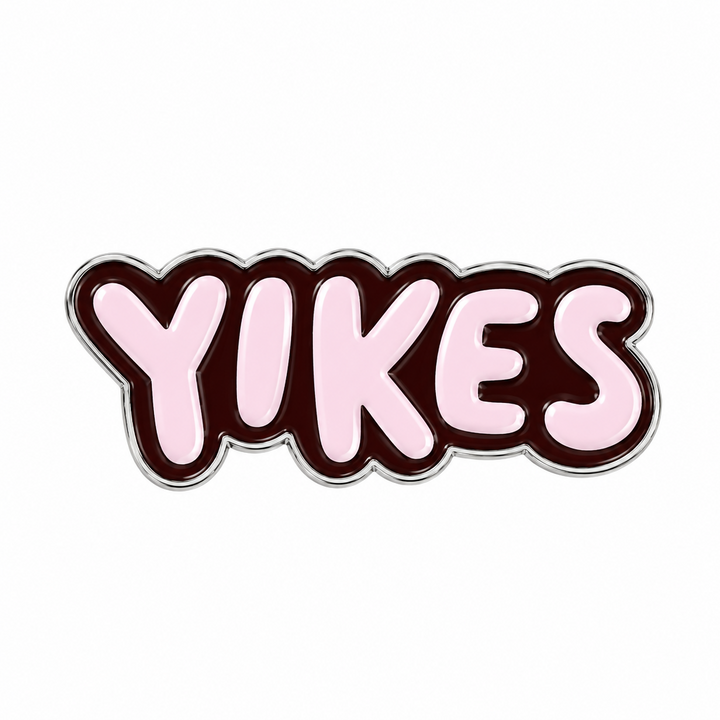 Yikes Metal Charm Sticker