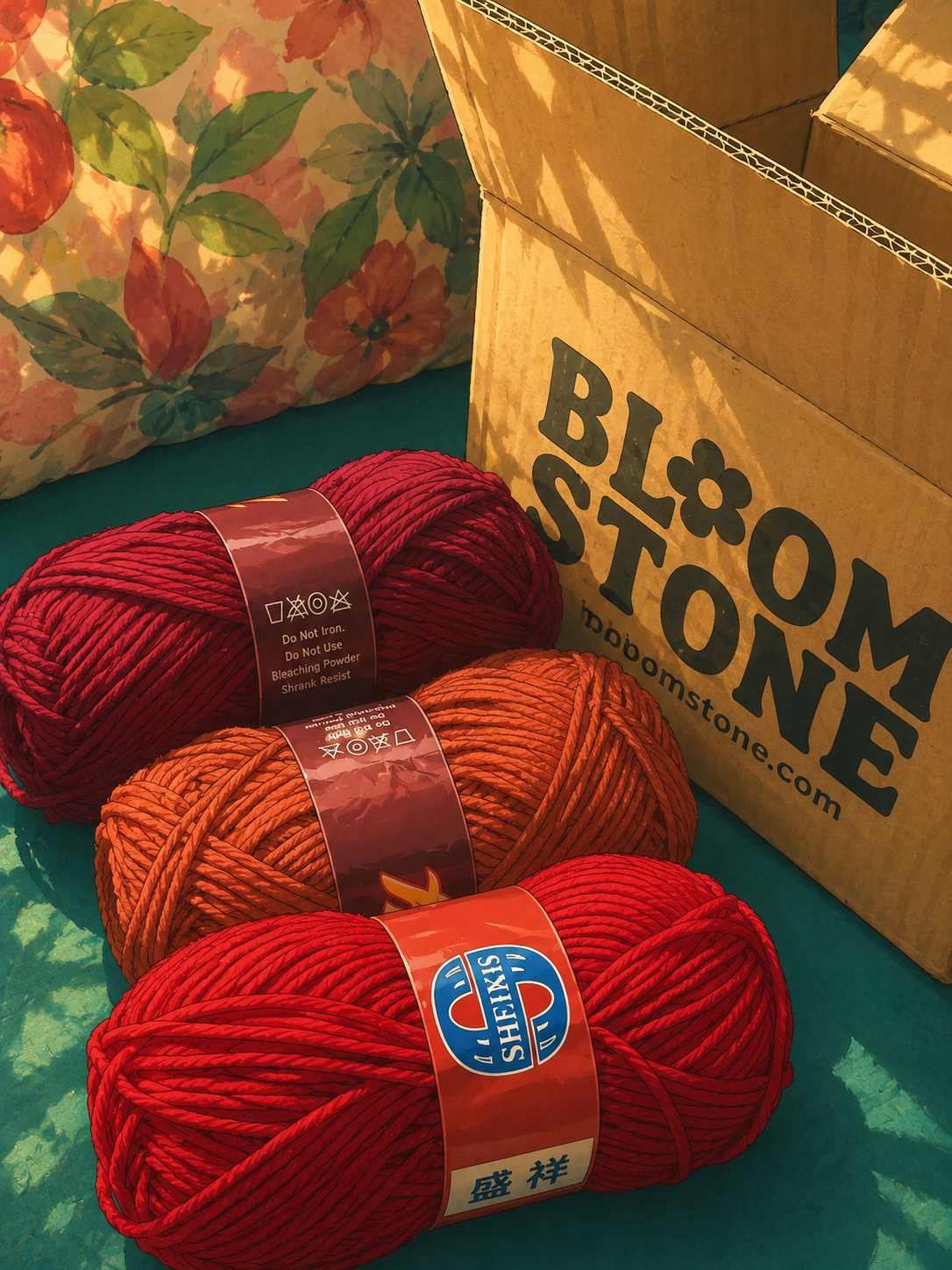 Crochet Yarn - Red shades
