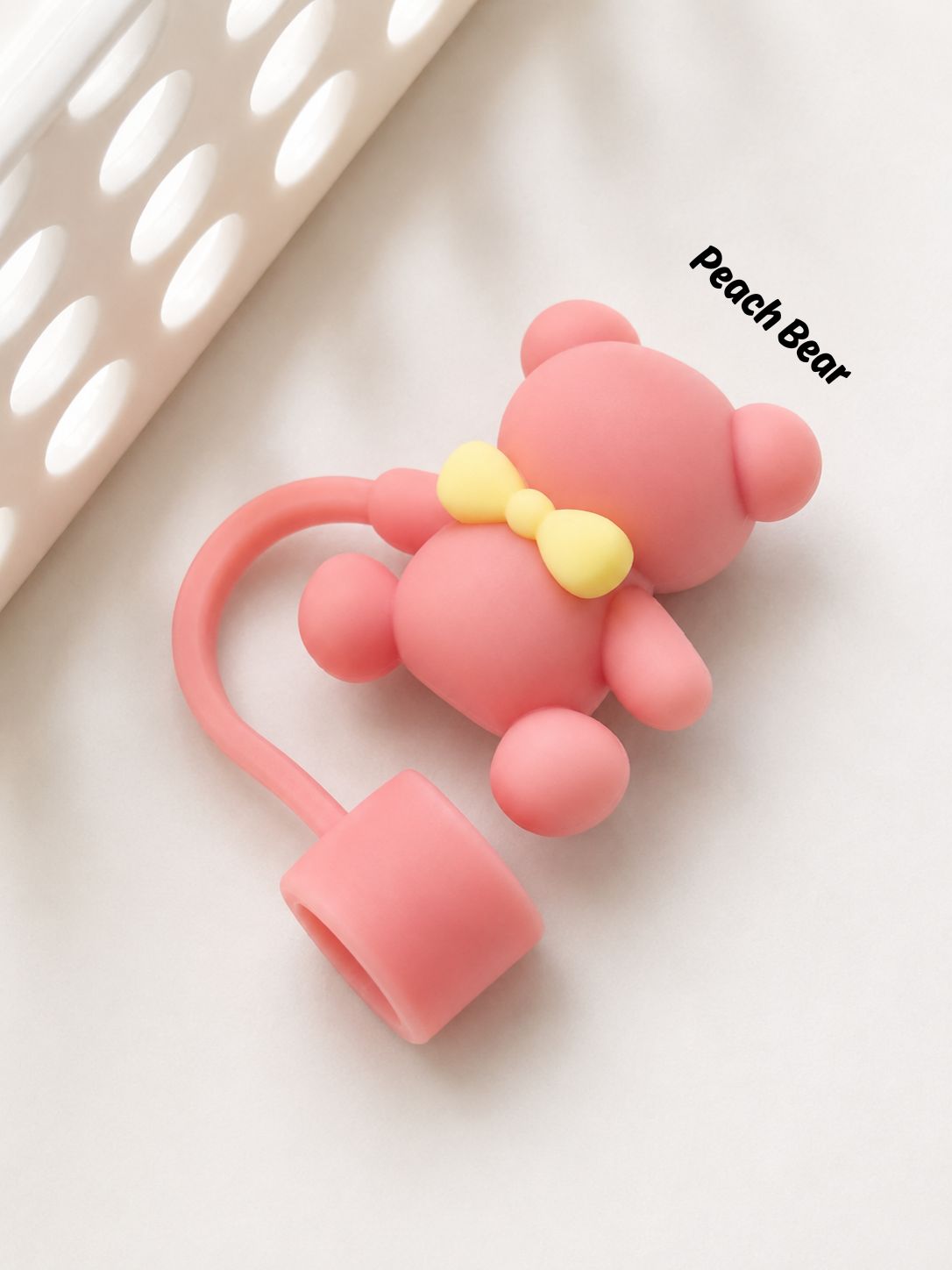 Stanley Straw Topper - Cute Bear