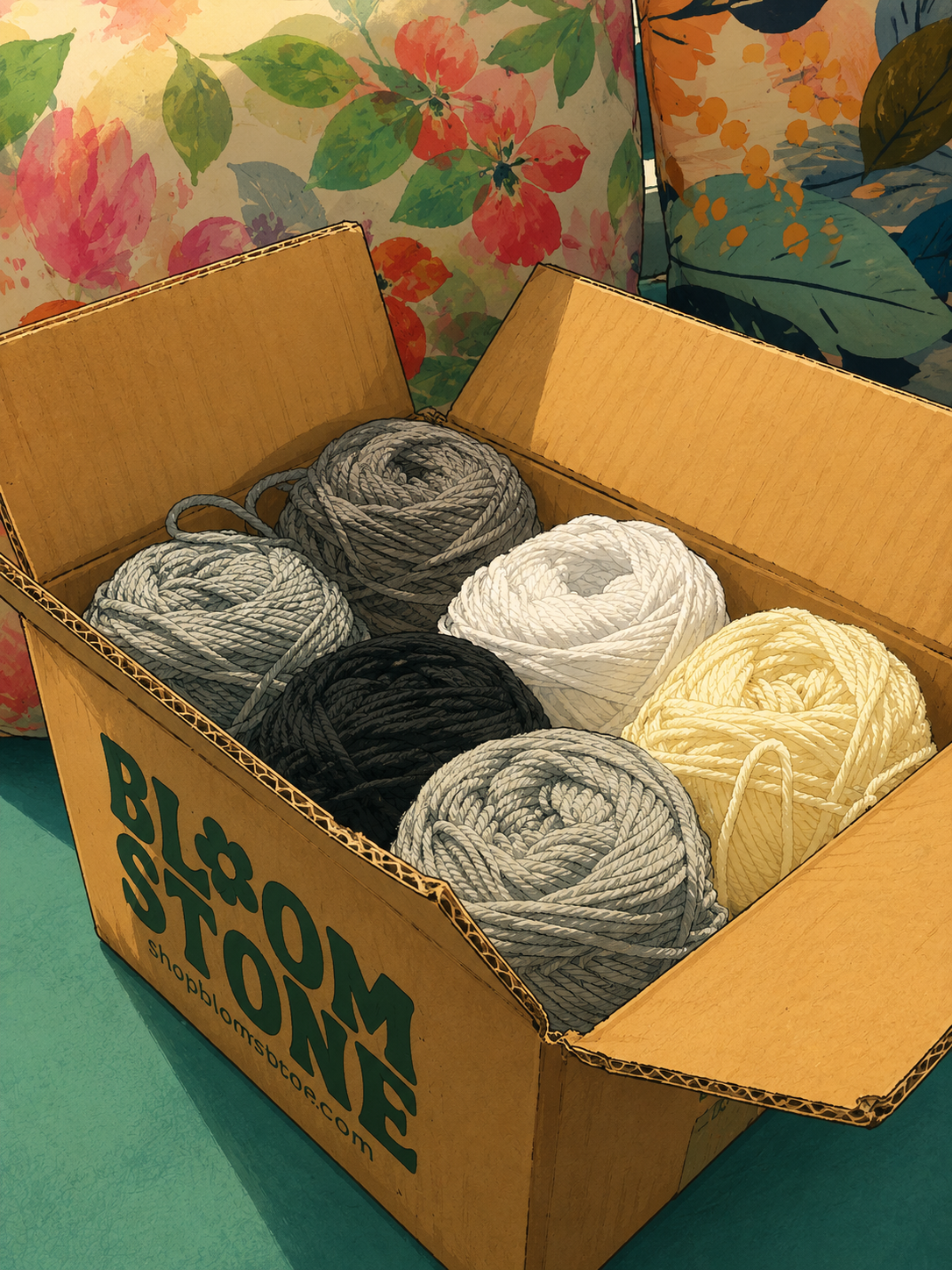 Crochet Yarn - Monochrome colours