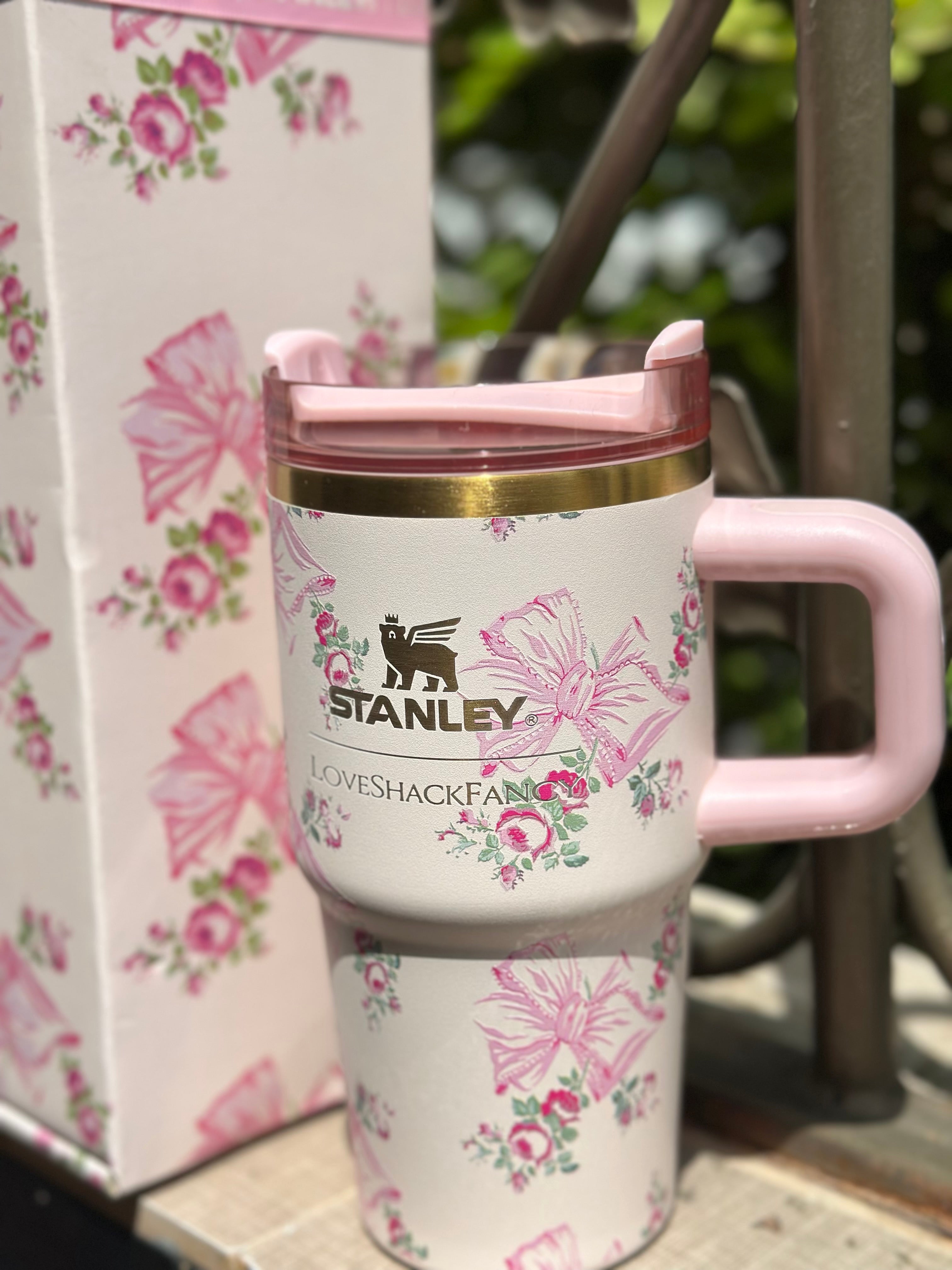 Stanley x LoveShackFancy Holiday Collection 20 oz - Rosa Beaux