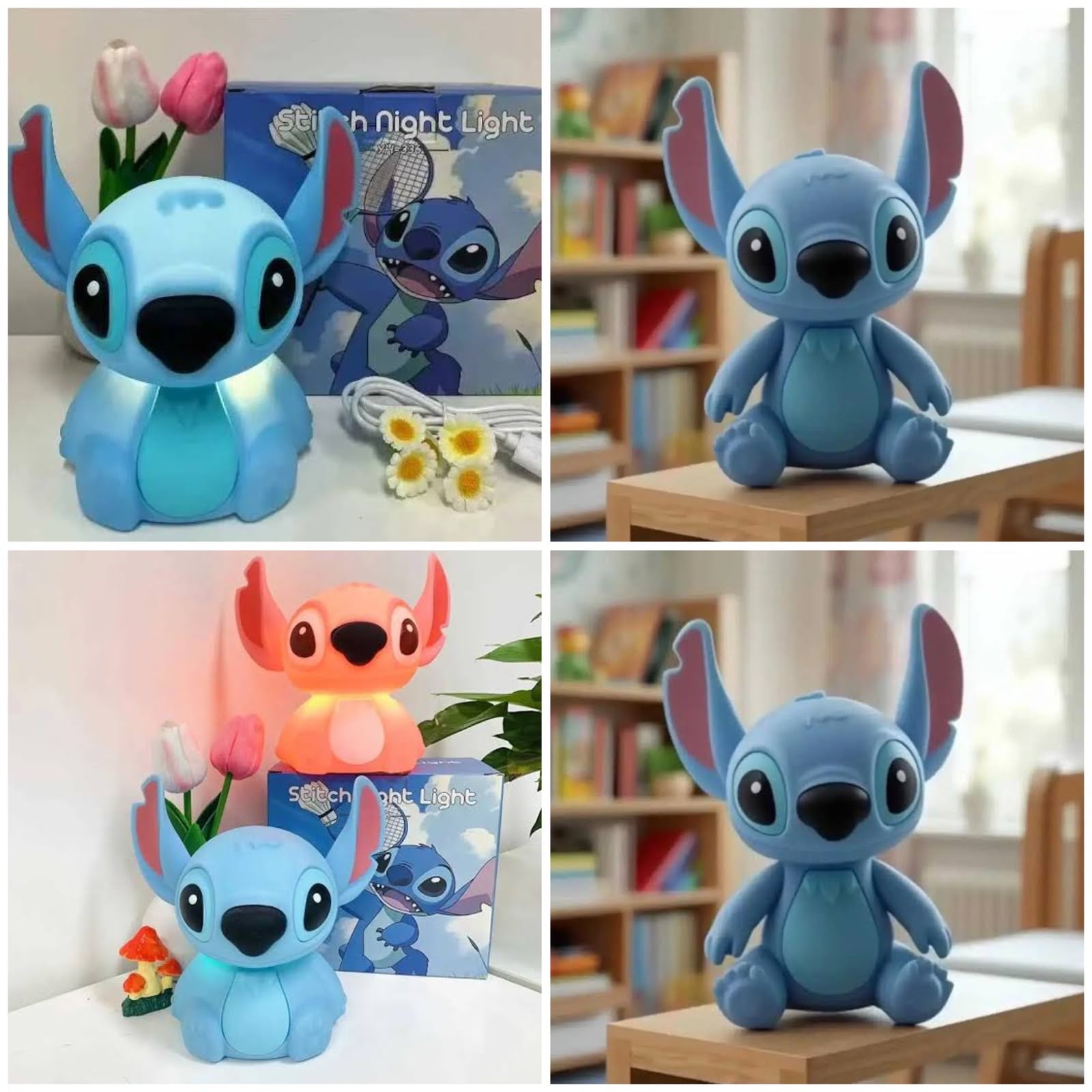 Stitch Silicone Led Night Lamp