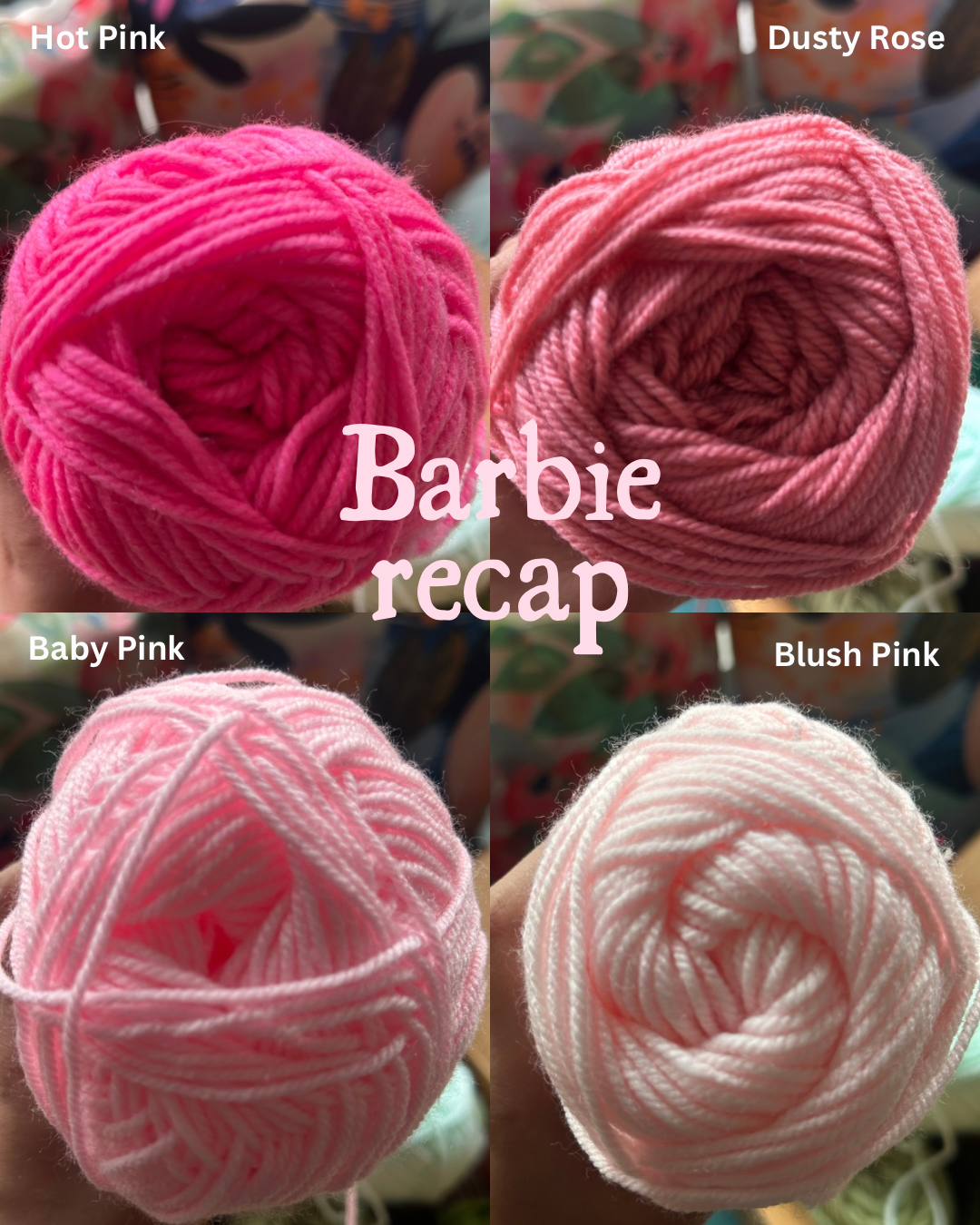 Crochet Yarn - Barbie Recap