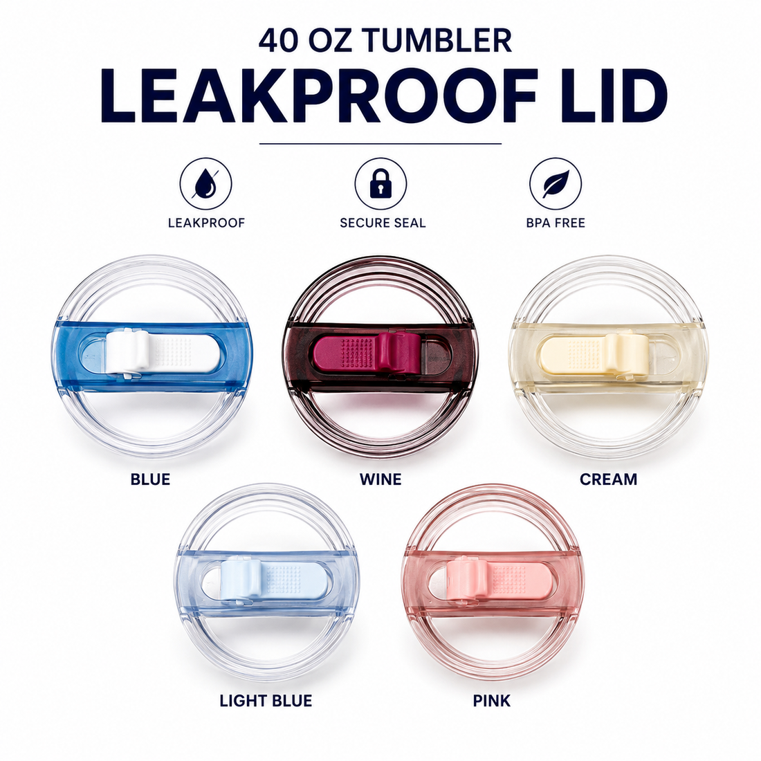Leakproof Lid | 40oz Tumbler