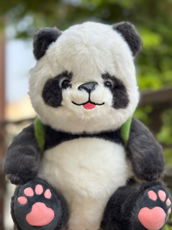 Panda & Froggy explorer plushie - 25 cm