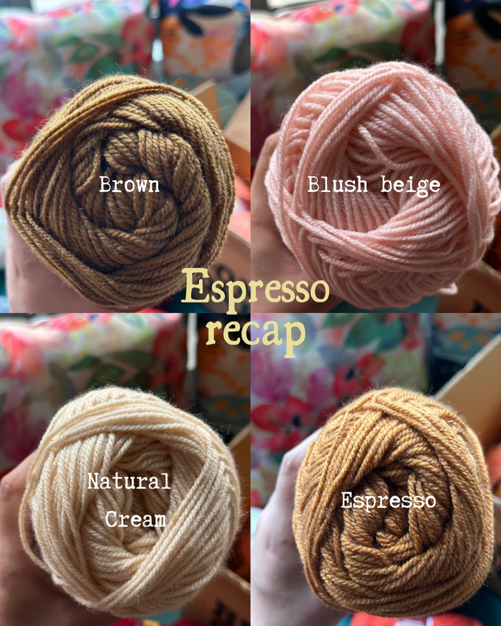 Crochet Yarn - Espresso Recap