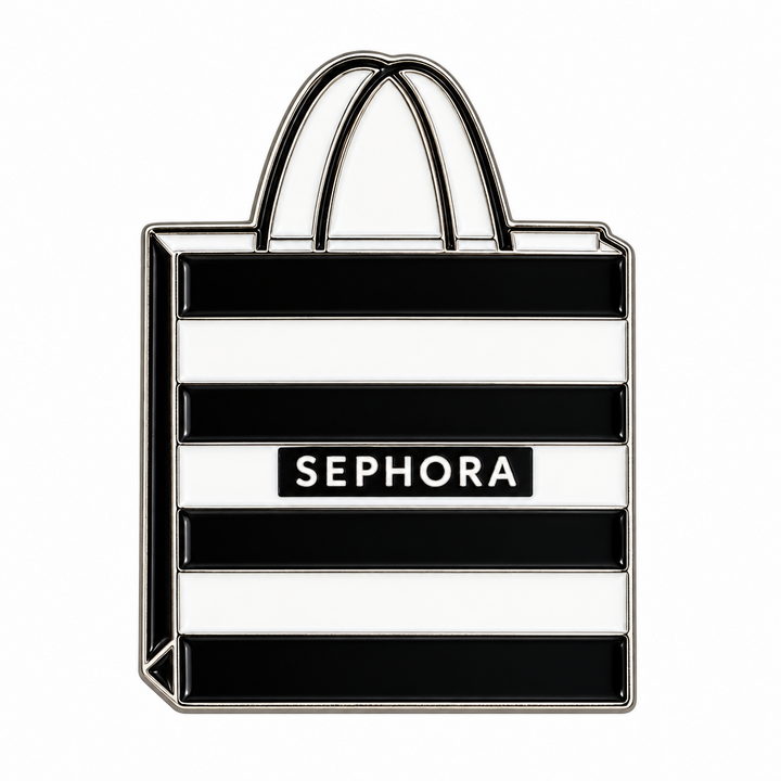 Sephora Shopping Bag Metal Charm Sticker