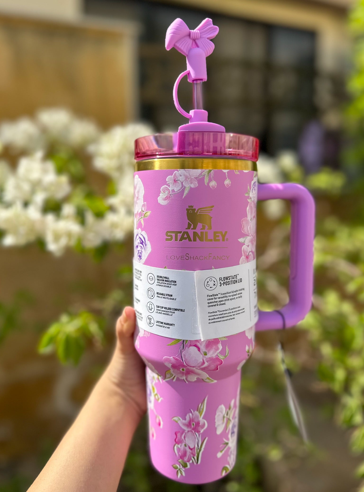 Stanley x LoveShackFancy Gift Box Packaging 40 oz - Purple Floral