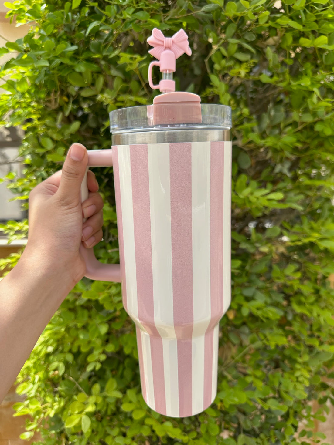Stanley Quencher H2.0 40oz  Flowstate Tumbler - Peach Whip Cabana Gloss