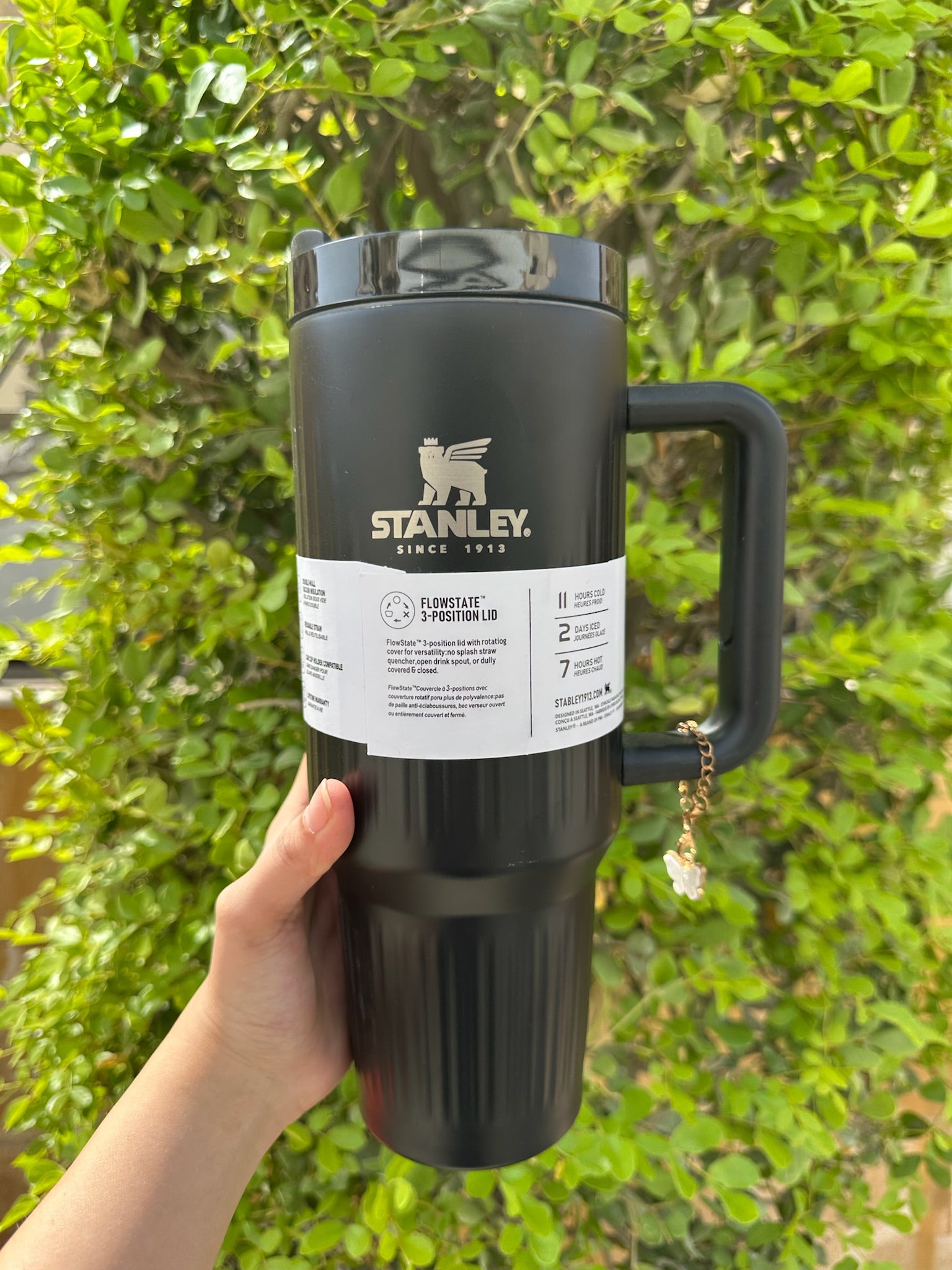 Stanley Quencher H2.0 Flowstate Tumbler - Fluted Black