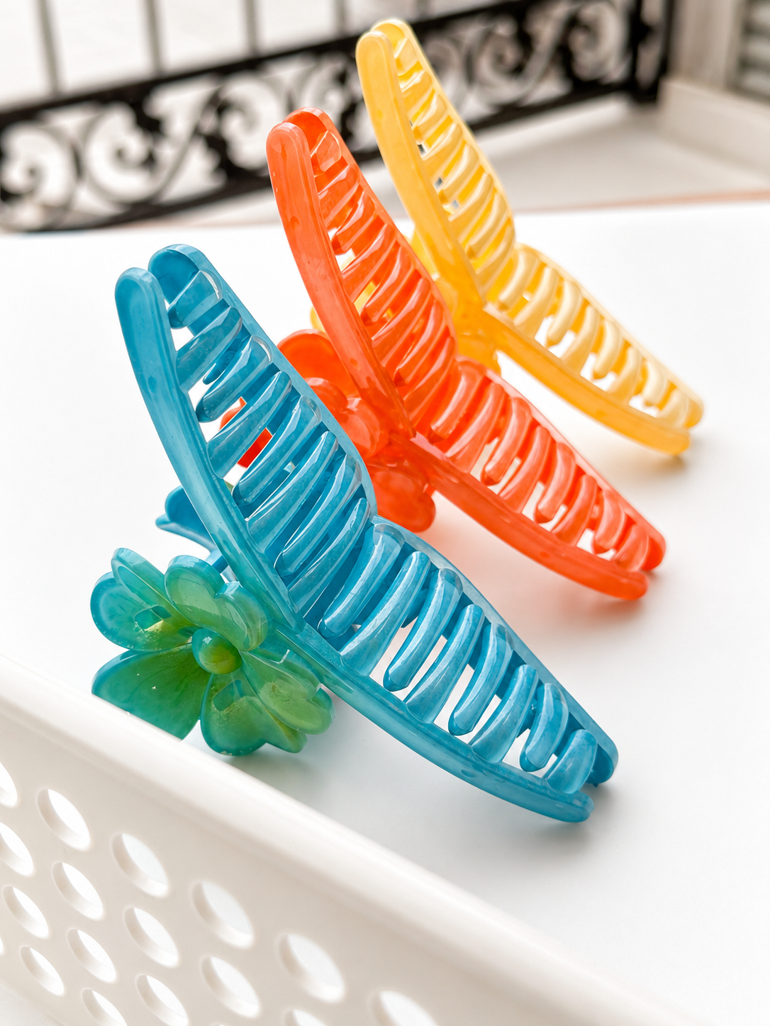 Bloom Flower Claw Clips