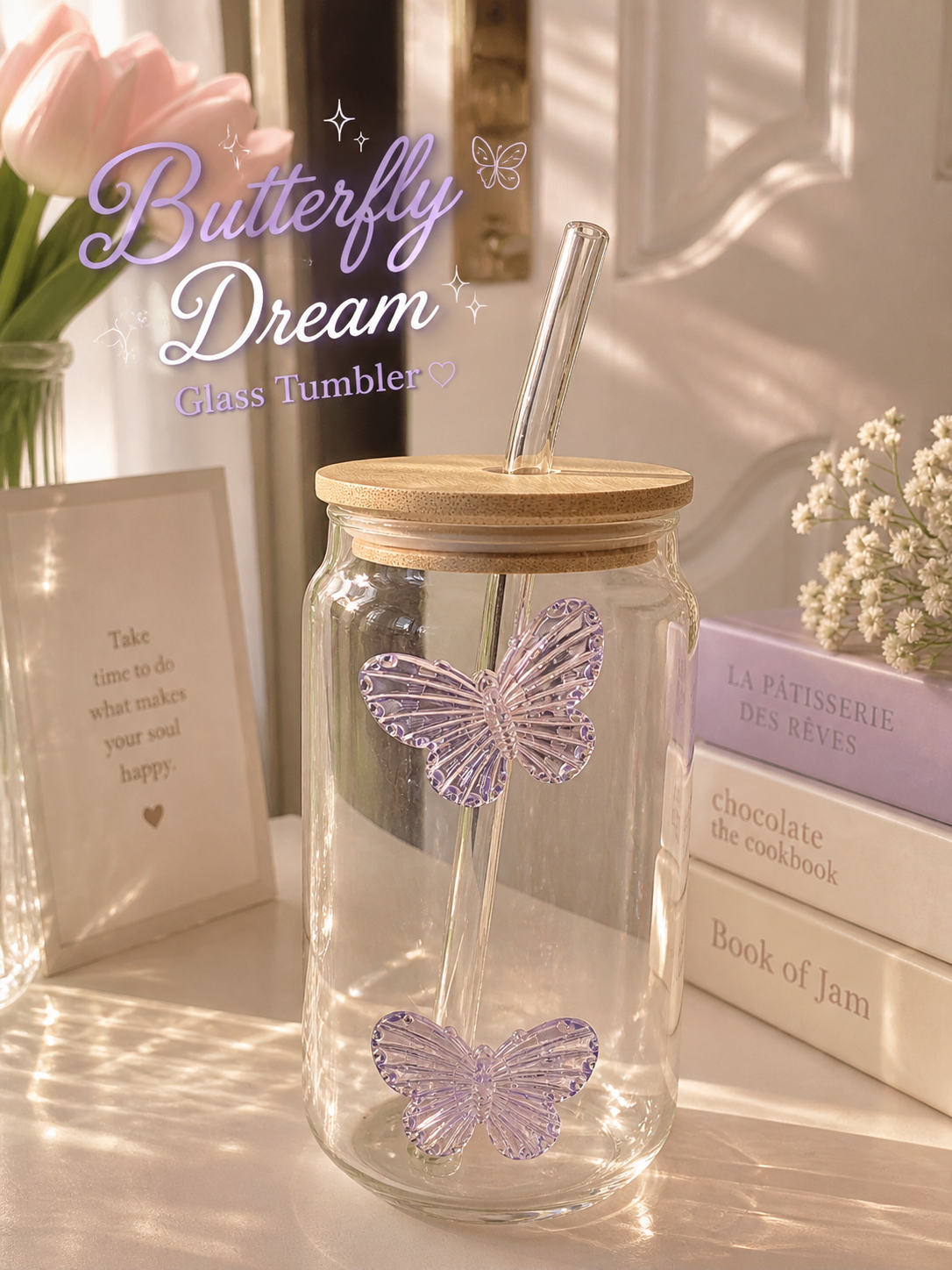 Dream Butterfly Glass