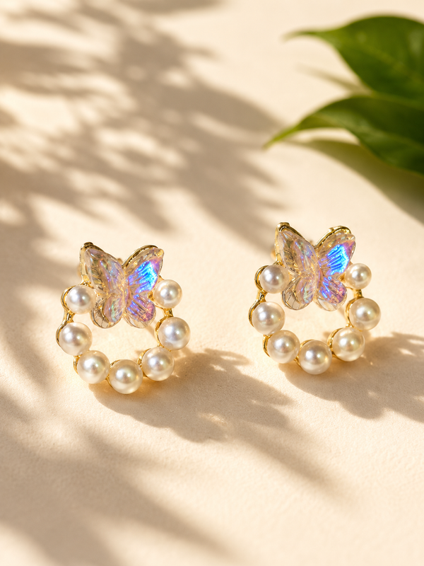 Pearl Flutter Earrings