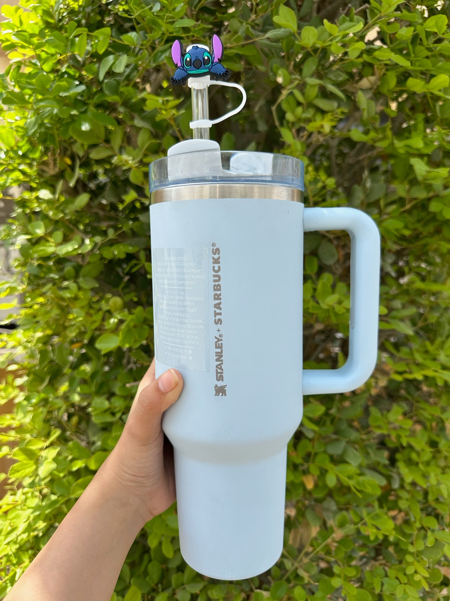 Stanley Quencher H2.0 40oz Flowstate Tumbler  -  Spring Blue (Starbucks Edition)