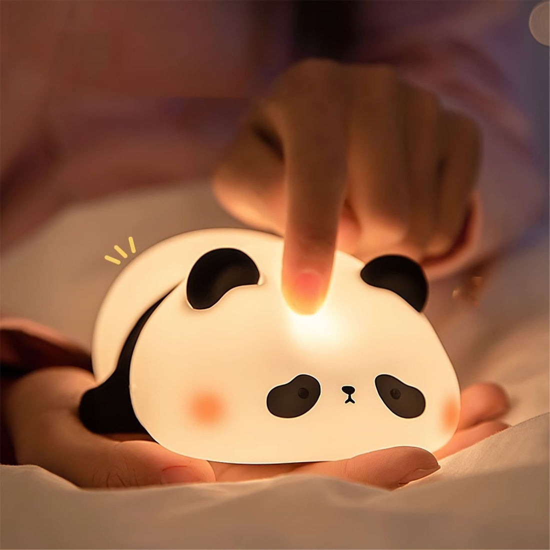 Sleepy Panda Silicone Led Night Lamp