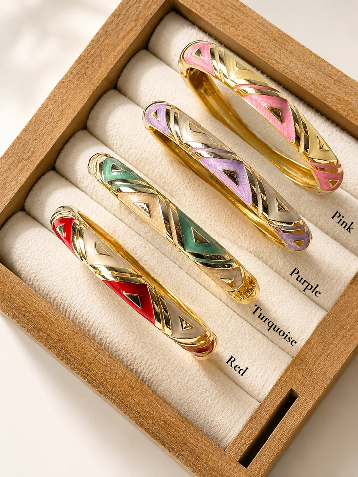 Rangrez Enamel Bangles