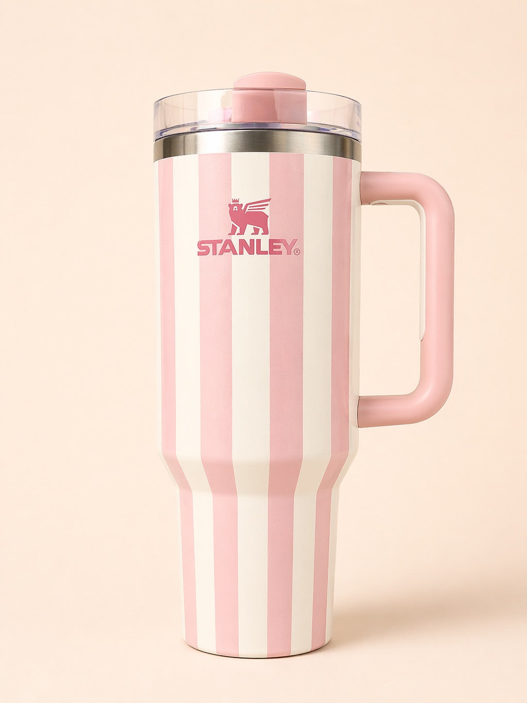 Stanley Quencher H2.0 40oz  Flowstate Tumbler - Peach Whip Cabana Gloss