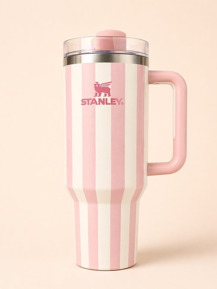 Stanley Quencher H2.0 40oz  Flowstate Tumbler - Peach Whip Cabana Gloss
