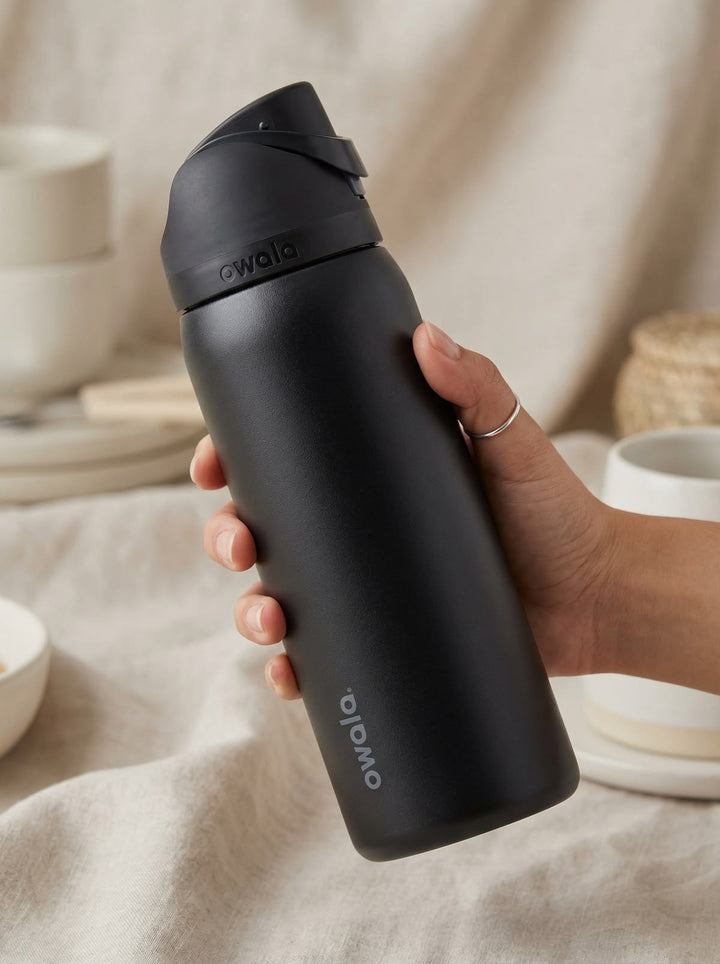 Black Owala FreeSip Bottle - 32 oz