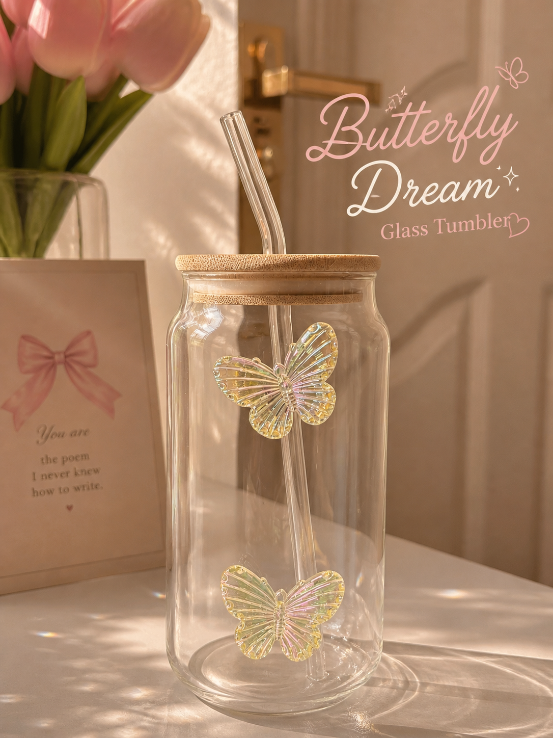 Dream Butterfly Glass