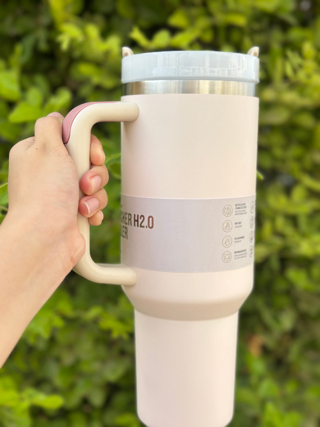 Stanley Quencher H2.0 Flowstate Tumbler -Cream 40 oz