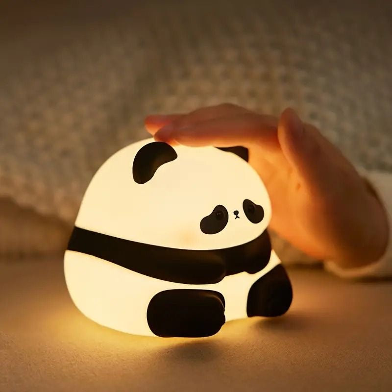 Kawaii Panda Silicone Led Night Lamp