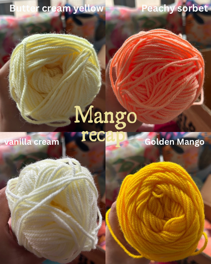 Crochet Yarn - Mango Recap